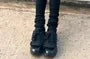 Ruffled Platform Sneakers