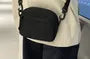 Plain Fabric Crossbody Bag