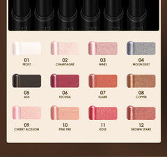 Shimmer Cream Eyeshadow Pencil - 12 Colors
