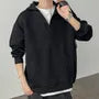 Crew Neck Mock Two Piece Hoodie