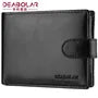Faux Leather Trifold Wallet
