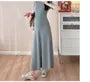 Maternity Short-Sleeve Crew Neck Plain Maxi T-Shirt Dress