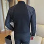 Long Sleeve Mock Neck Buckled Panel Top