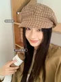 Plaid Newsboy Cap