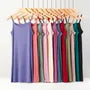[XL-8XL] Plain Slip Dress