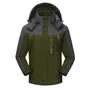 High Neck Two Tone Zip-Up Windbreaker