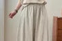 Elastic Waist Lace Panel Cropped Baggy Pants