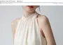 Mock Neck Plain Halter Top