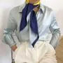 Color Panel Silk Scarf