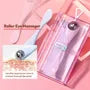 Plastic Stainless Steel Roller  Eye Massager with Spatula