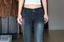 Low Rise Washed Slim-Fit Boot-Cut Jeans