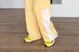 Drawstring Color Block Pocket Straight Cut Pants