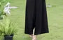 Sleeveless Round Neck Plain Wide Leg Jumpsuit