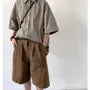 Mid Rise Plain Shorts