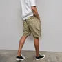 Drawstring Waist Plain Shorts