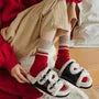 Set of 2 Pairs: Striped Ribbed Socks