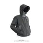 Hooded Plain Zip-Up Jacket
