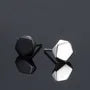 Geometric Faceted Stud Earring