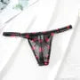 Dotted Sheer Tanga Briefs