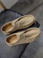 Suede Platform Lace Up Shoes