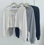 Puff Sleeve Tie-Front Bolero