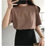 Short-Sleeve Round Neck  / V-Neck Plain T-Shirt