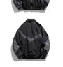 Striped Zip Windbreaker