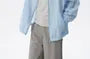 Stand Collar Plain Panel Mesh Zip Windbreaker