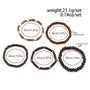 Layered Wooden Bead Bracelet