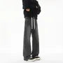 High Waist Washed Wide Leg Jeans