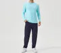 Long-Sleeve Round Neck Plain Sport T-Shirt