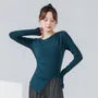 Long-Sleeve Round Neck Plain Dance T-Shirt