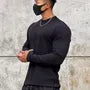 Long-Sleeve Round Neck Plain T-Shirt