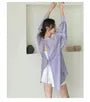 Long-Sleeve Collared Plain Backless Button Up Shirt