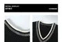 V-Neck Contrast Trim Cable Knit Sweater Vest