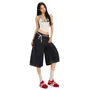Low Rise Wide Leg Jorts