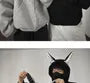 Couple Matching Stand Collar Studded Zip Hoodie