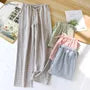 Couple Matching Drawstring Waist Plaid Pajama Pants (Various Designs)