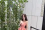 Set: Plain Peplum Camisole Top + High Waist Mini Pencil Skirt