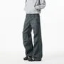Mid Rise Washed Wide Leg Jeans