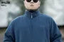 Plus Size Stand Collar Zip Jacket