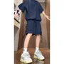 Mid Rise Plain Cargo Shorts
