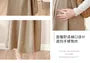 Maternity Long-Sleeve Mock Neck Plain T-Shirt / Scoop Neck Pleated Midi A-Line Overall Dress / Set