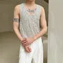 Scoop Neck Sequin Tank Top