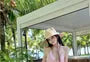 Set: Striped Bikini Top + Bottom + Cover-Up Skirt
