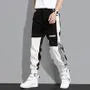 Asymmetrical Colorblock Jogger Pants