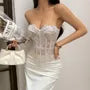 Lace Tube Corset Top