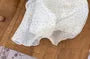 Mid Rise Patterned Bow Mesh A-Line Skirt