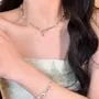 Rhinestone Faux Pearl Alloy Bracelet / Choker