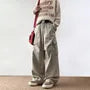 High Waist Wide Leg Cargo Jeans
